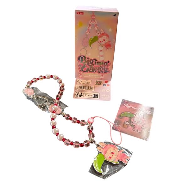 Pop Mart Labubu, The Monsters | Big Into Energy Series | LOVE Phone Charm | NEW - Picture 1 of 3